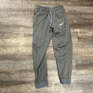 Girls grey Nike joggers